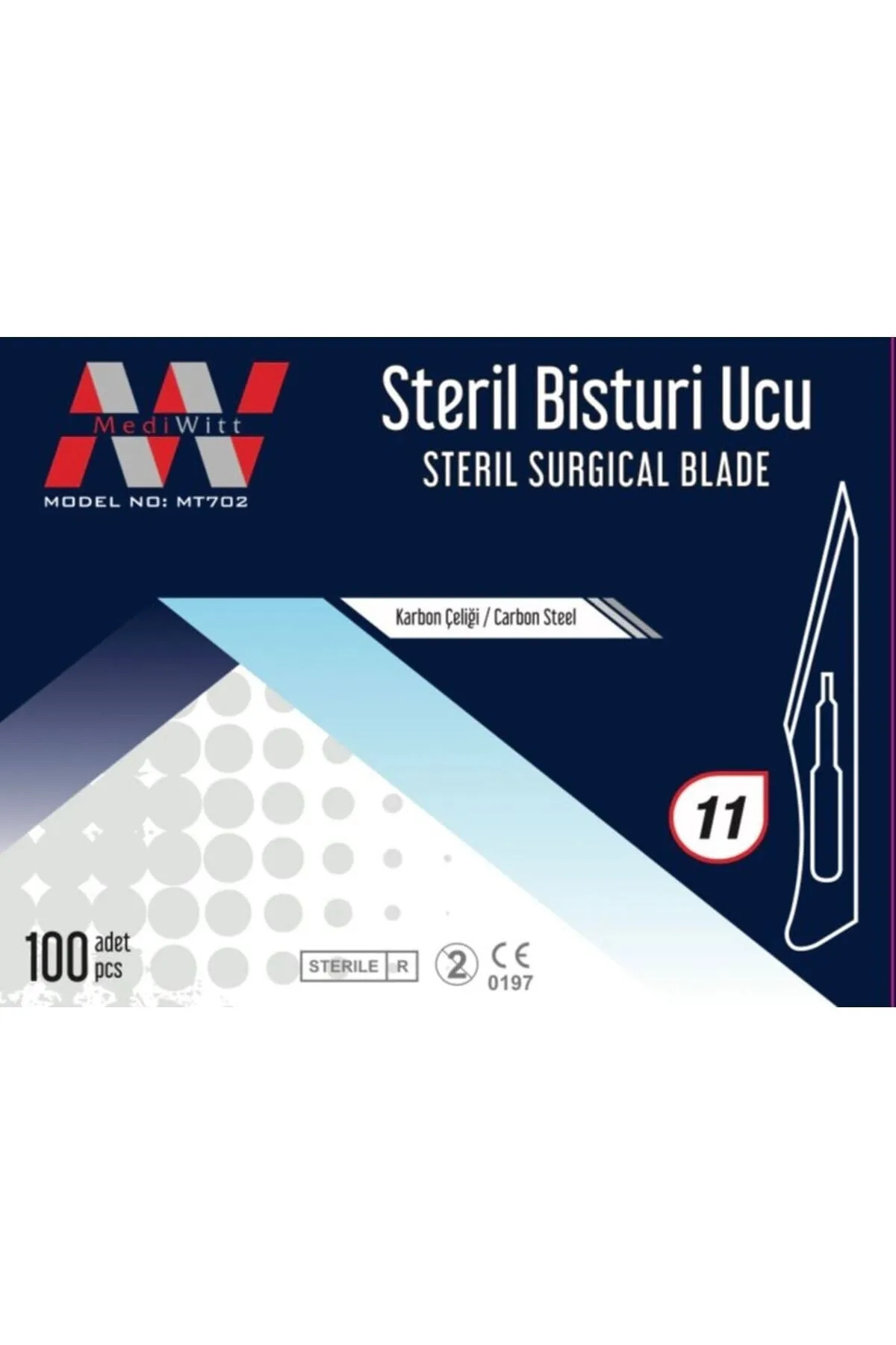 Steril Bistüri Ucu | 100’lü Paket Tek Kullanımlık ve Hijyenik - . Görsel